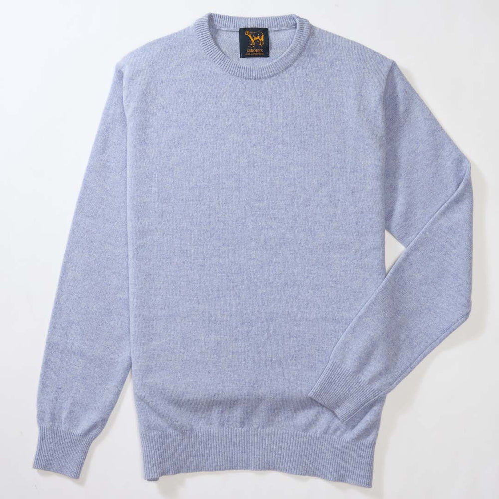Lambswool crew neck - Pale Lavender