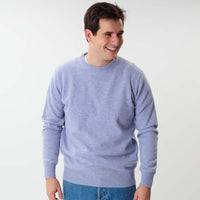 Lambswool crew neck - Pale Lavender