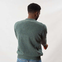 Lambswool crew neck - Peacock