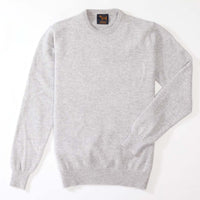 Lambswool crew neck - Pearl grey