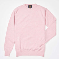 Lammwolle Rundhalsausschnitt - Pink Haze