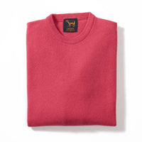 Lambswool crew neck - Pink lady