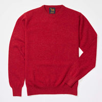 Lambswool crew neck - Poppy Melange