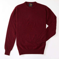 Lambswool crew neck - Red velvet