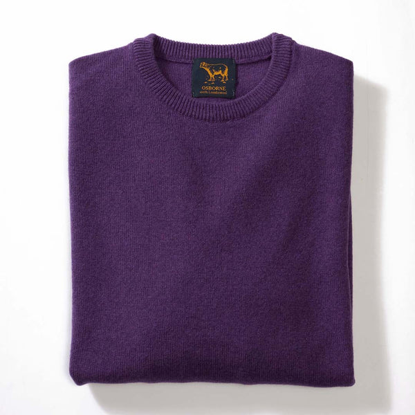 Lambswool crew neck - Regalia