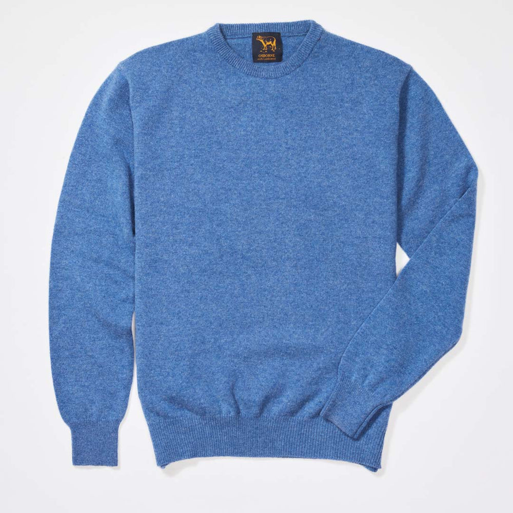 Lambswool crew neck - River