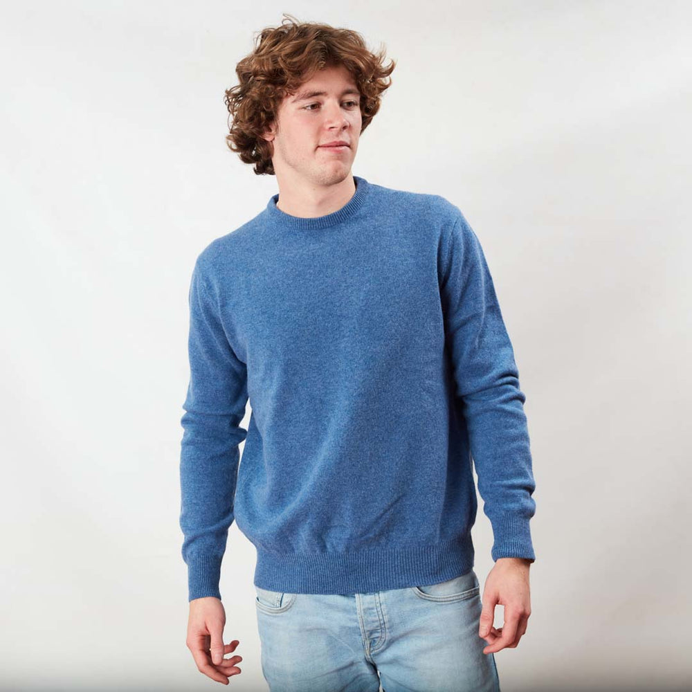 Lambswool crew neck - River