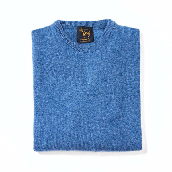Lambswool crew neck - River