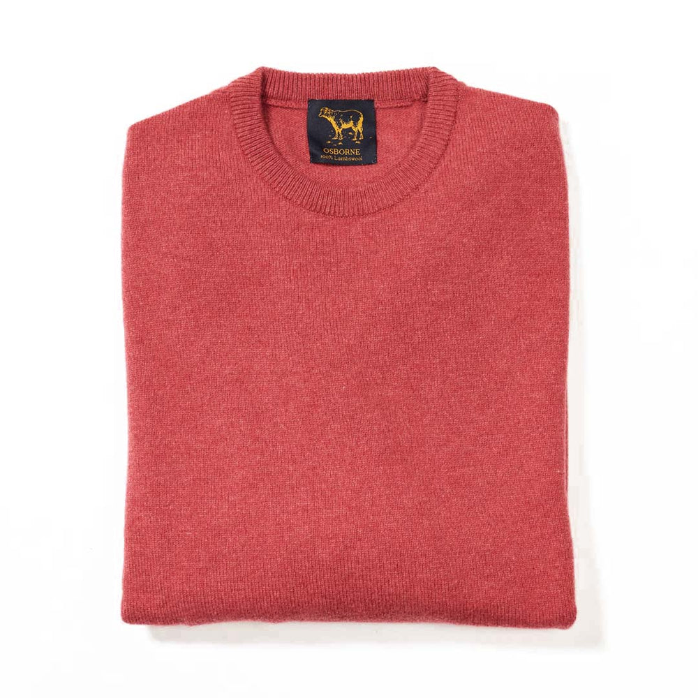 Lana d'agnello girocollo - Rouge