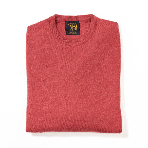 Lana d'agnello girocollo - Rouge