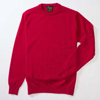 Lambswool crew neck - Ruby