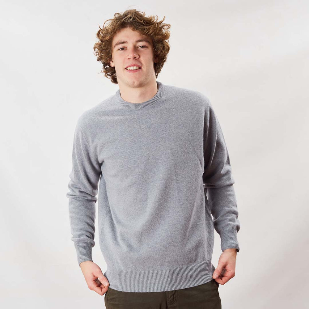 Lambswool crew neck - Seal