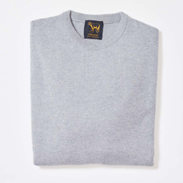 Lambswool crew neck - Seal