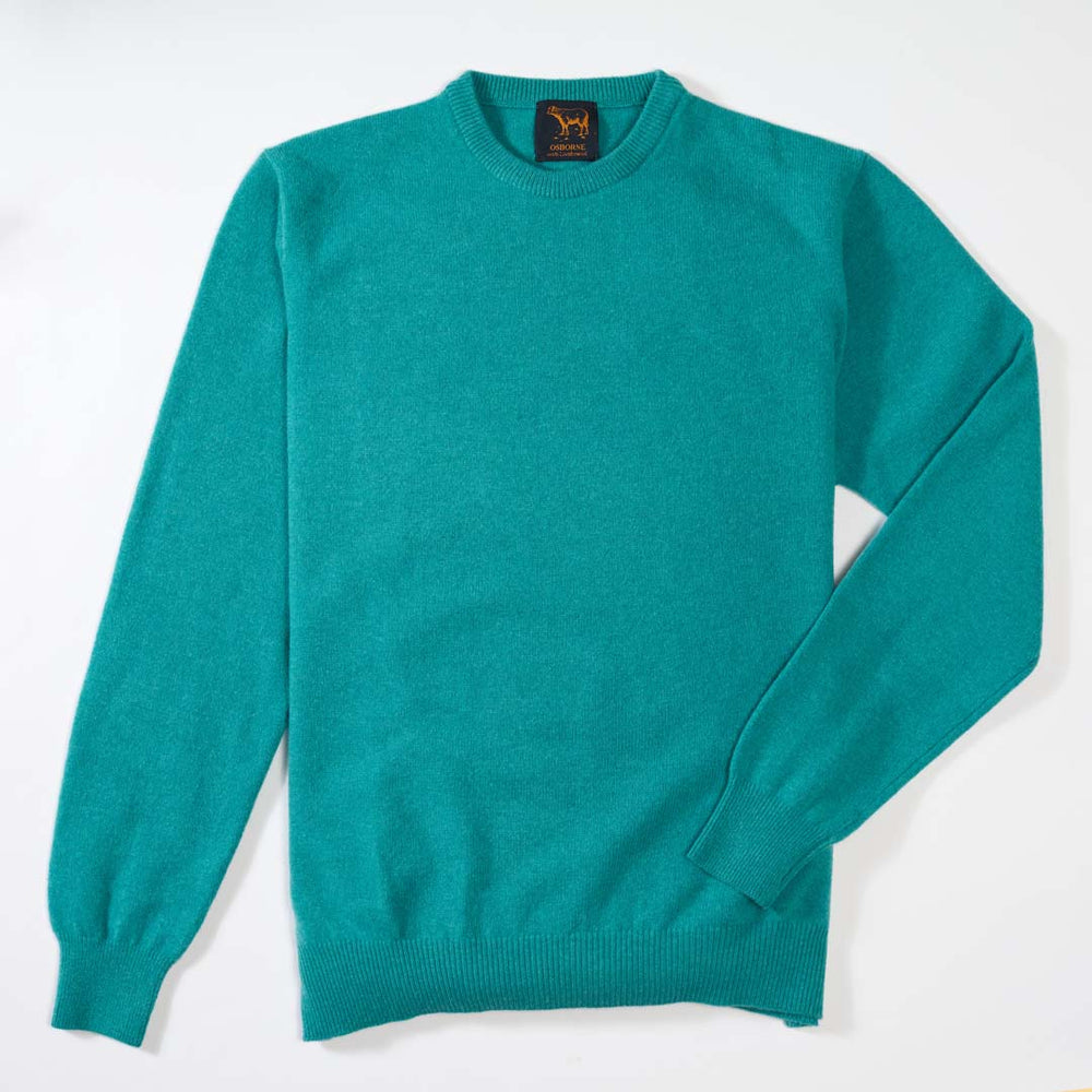 Lambswool crew neck - Shamrock