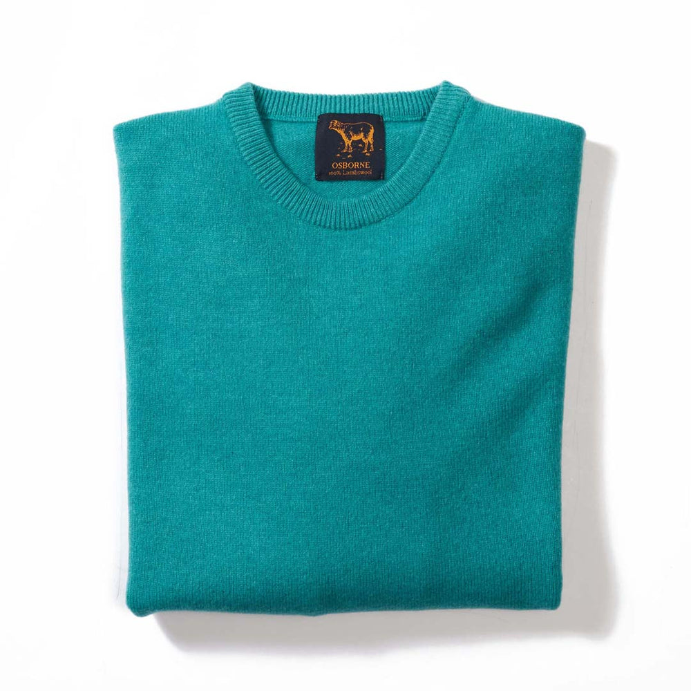 Lambswool crew neck - Shamrock
