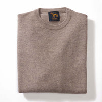 Lambswool crew neck - Tawny