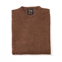 Lana d'agnello girocollo - Tobacco