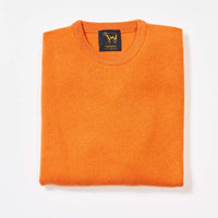 Lambswool crew neck - Turmeric