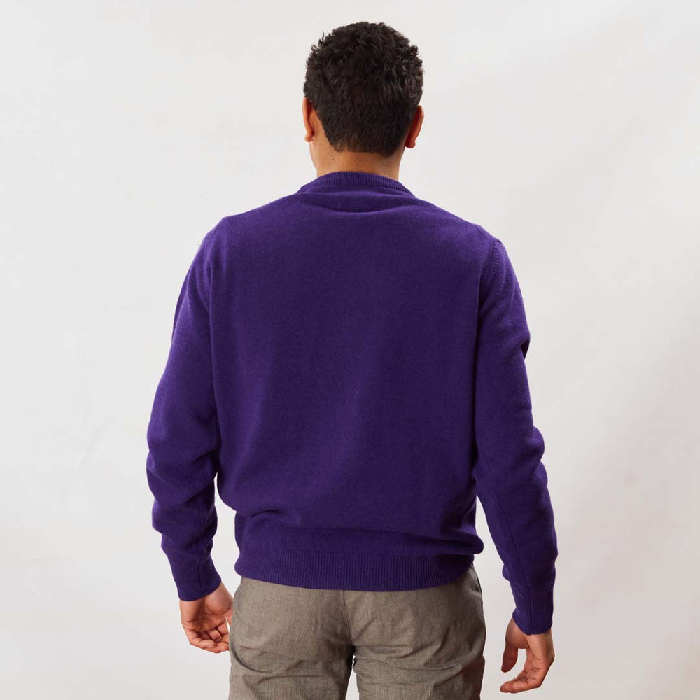 Lambswool crew neck - Violetta