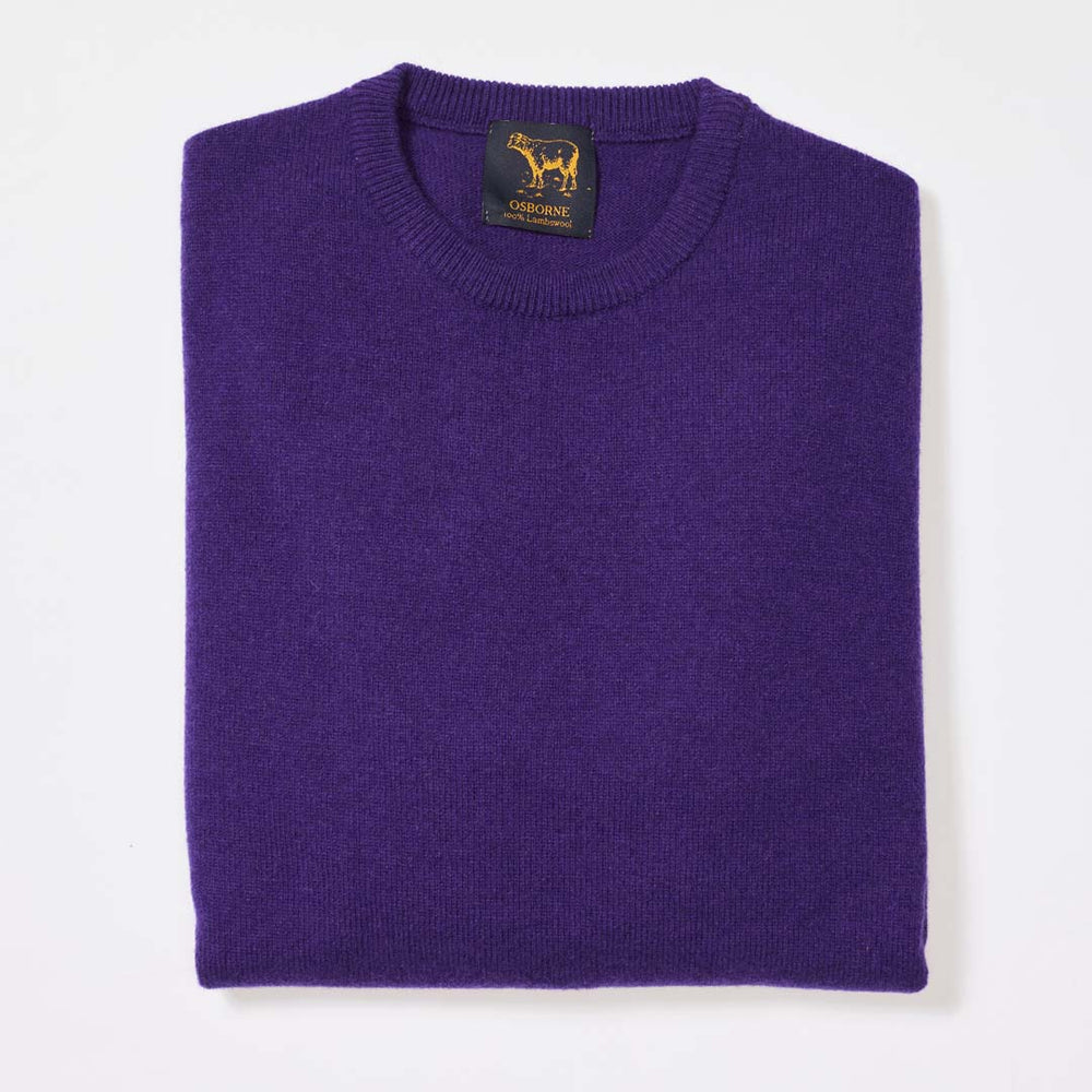 Lambswool crew neck - Violetta