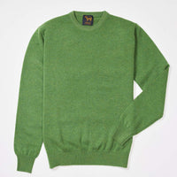 Lambswool crew neck - Watercress