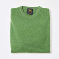 Lambswool crew neck - Watercress
