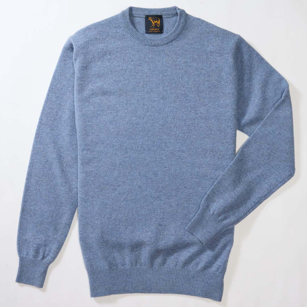 Lambswool crew neck - Waves