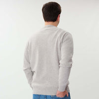 Lambswool crew neck - Zinc
