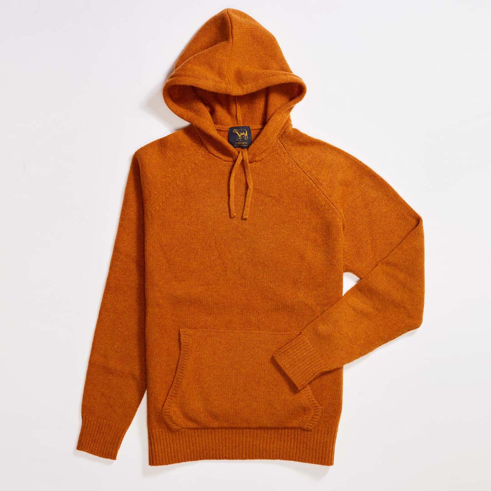 Lambswool hoodie - Oxide