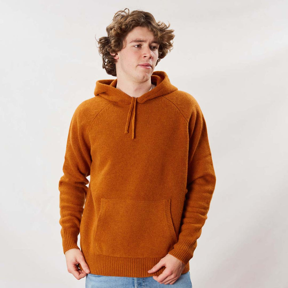 Lambswool hoodie - Oxide