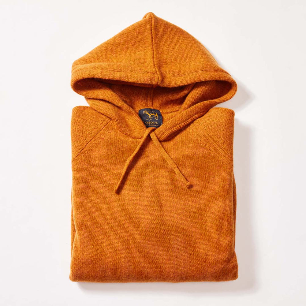 Lambswool hoodie - Oxide