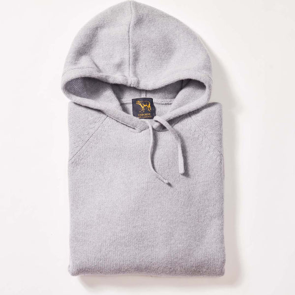 Lambswool hoodie - Seal