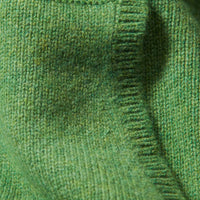 Lana d'agnello felpa con cappuccio - Watercress