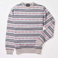 Lambswool Fair Isle crew neck - Col1