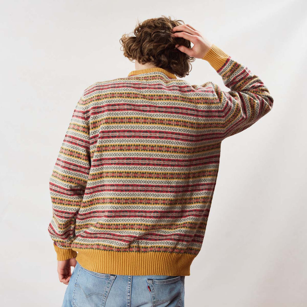 Lambswool Fair Isle crew neck - Col2