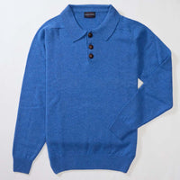 Lambswool polo sweater - River