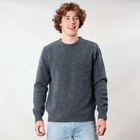 Lambswool molted crew neck - Rhapsody/Landscape