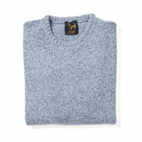 Lana d'agnello girocollo mélange - Glacier/Grey Mix