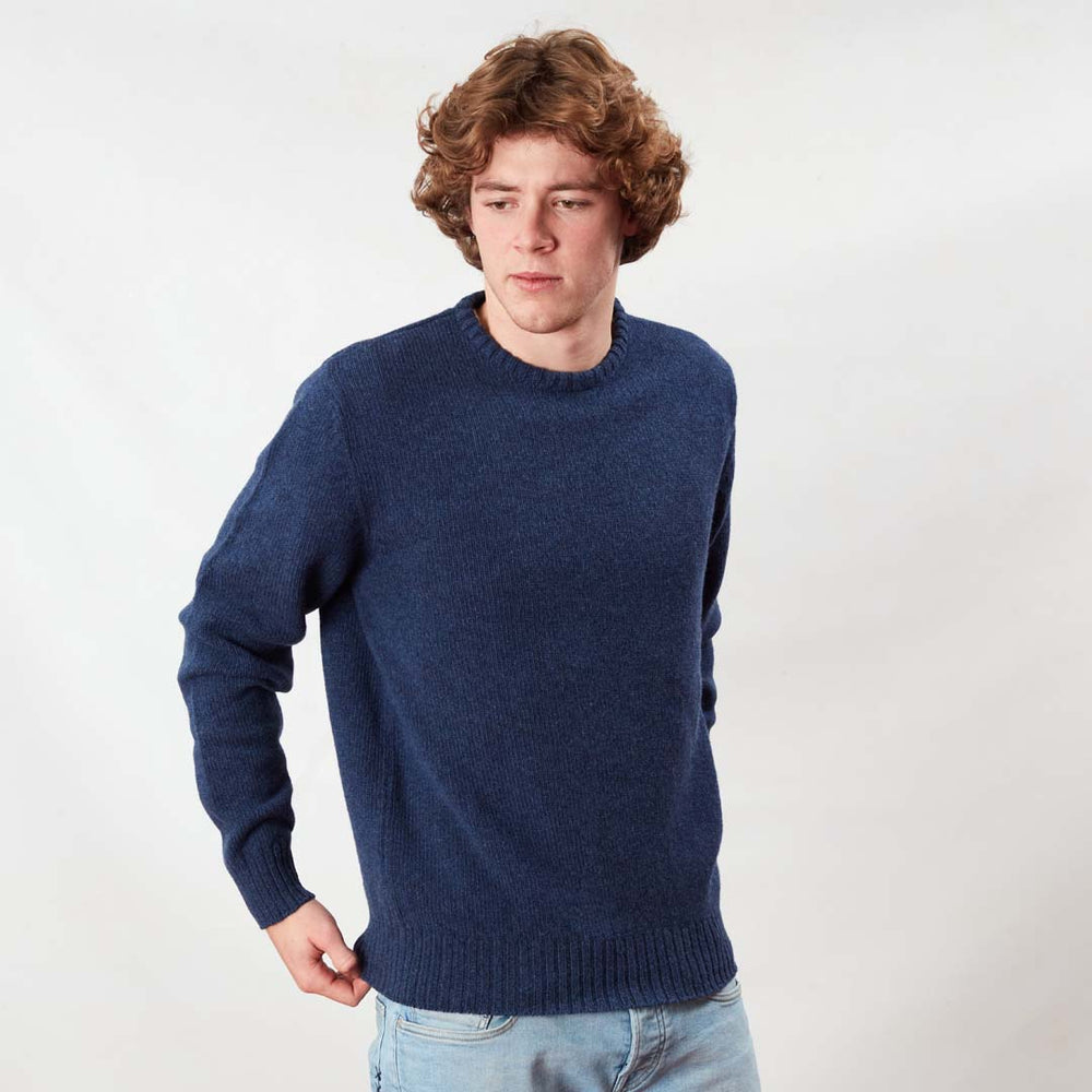 Lambswool molted crew neck - Rhapsody