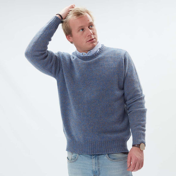 Lammwolle gemolkener Rundhalsausschnitt - River/Vole