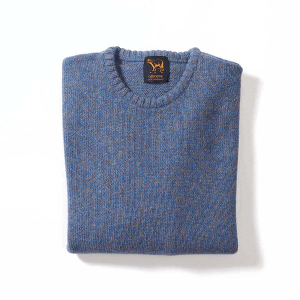 Lammwolle gemolkener Rundhalsausschnitt - River/Vole