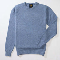Lambswool molted crew neck - Waves 405