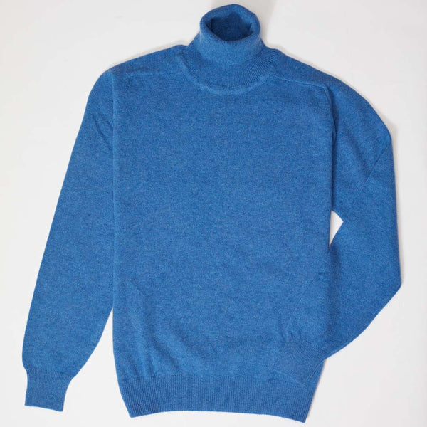 Lambswool roll neck - River