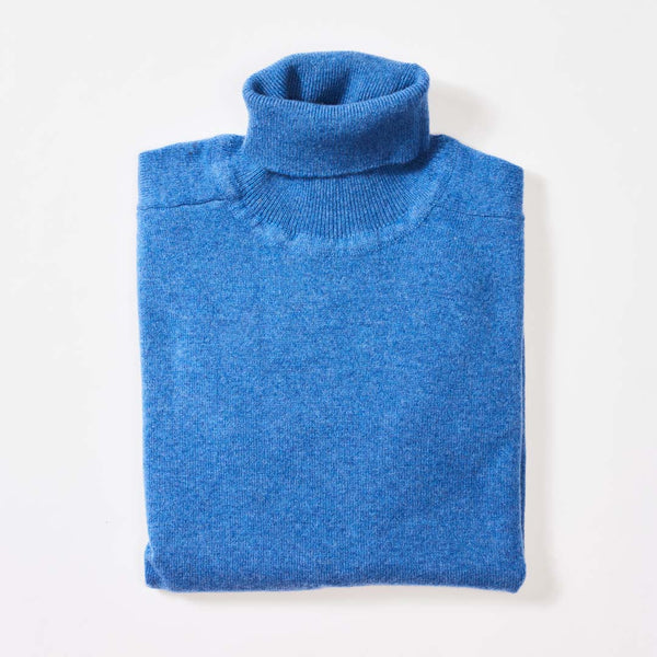 Lambswool roll neck - River