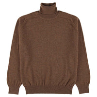 Lambswool roll neck - Tobacco