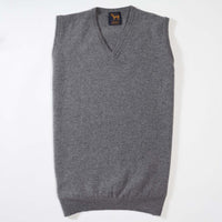 Lambswool slip-over - Grey Mix