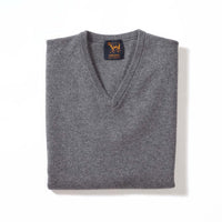 Lambswool slip-over - Grey Mix