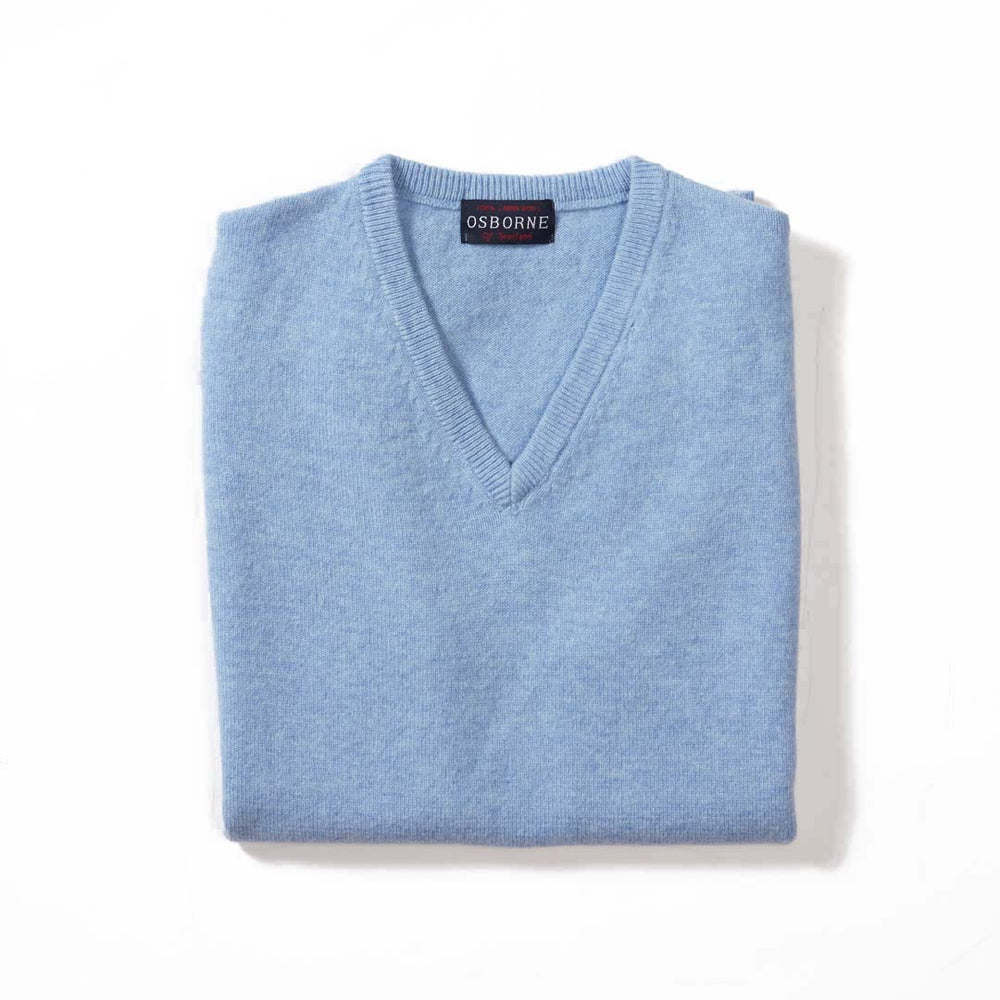 Lambswool slip-over - Glacier