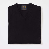 Lambswool V-neck - Black