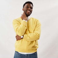 Lambswool V-neck - Daffodil